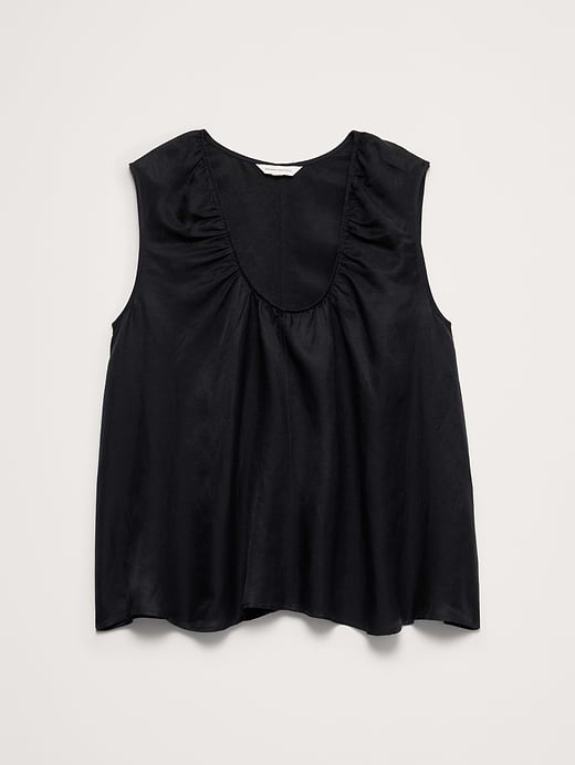 Banana Republic Viscose-Linen Scoop-Neck Tank — photo 5