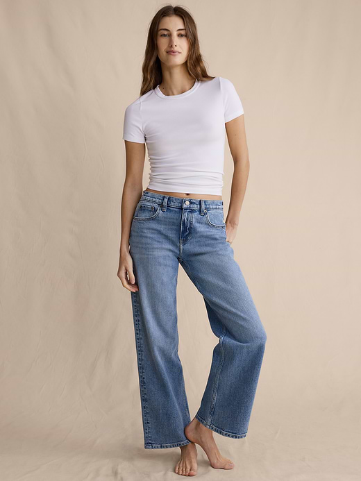 Banana Republic Mid-Rise 90s Loose Crop Jean — photo 5