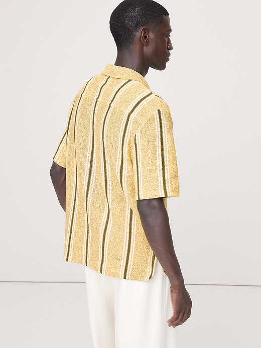Banana Republic Relaxed-Fit Striped Resort Shirt — photo 3