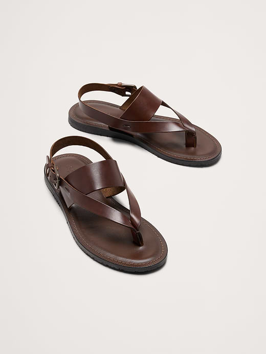 Banana Republic Leather Criss-Cross Sandal — photo 3