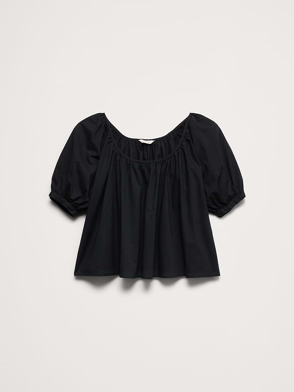 Banana Republic Breezy Cotton Scoop-Neck Top — photo 5