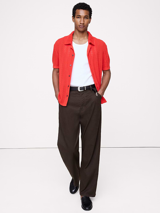 Banana Republic Textured Polo Cardigan — photo 1