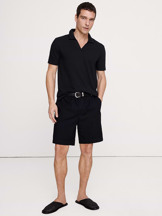 Banana Republic Mesh Johnny-Collar Polo — photo 1