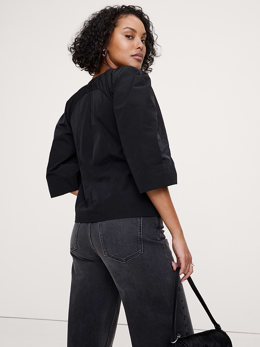 Banana Republic Taffeta Volume-Sleeve Top — photo 3