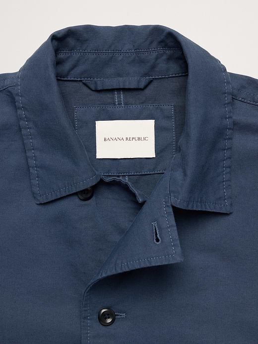 Banana Republic Italian Linen-Cotton Shirt Jacket — photo 6
