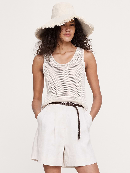 Banana Republic Heirloom Linen Sweater Tank — photo 1