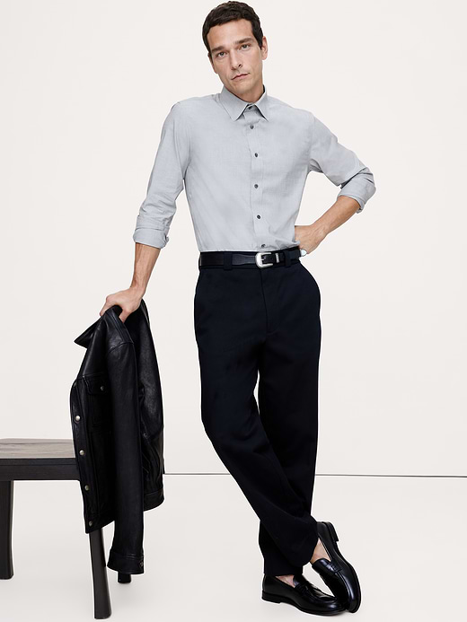 Banana Republic Slim-Fit Wrinkle-Resistant Dress Shirt — photo 1