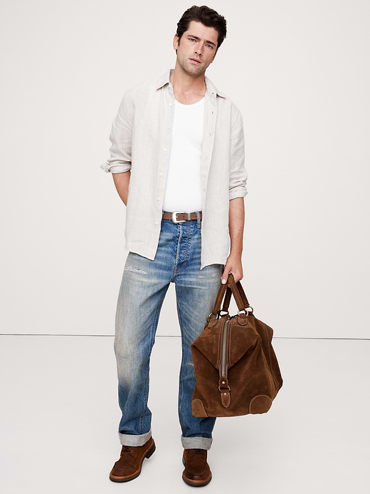 Banana Republic Slim-Fit Linen Shirt — photo 1