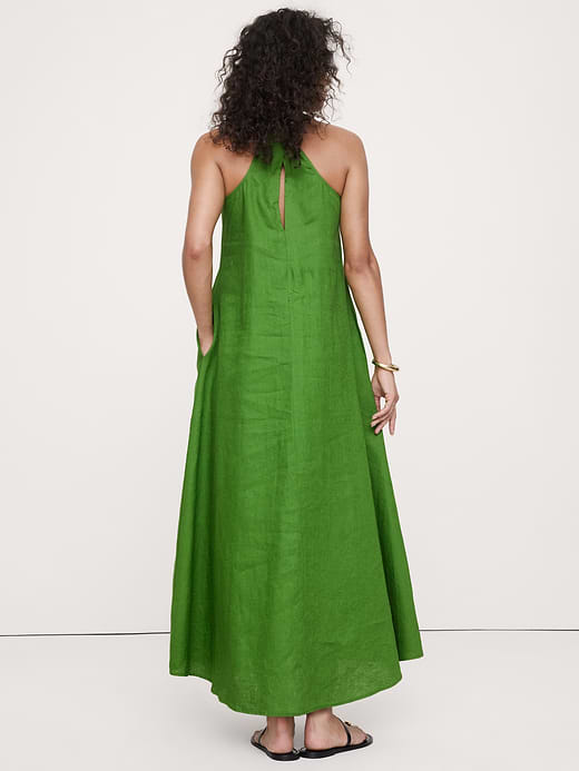 Banana Republic Linen Halter Maxi Dress — photo 3