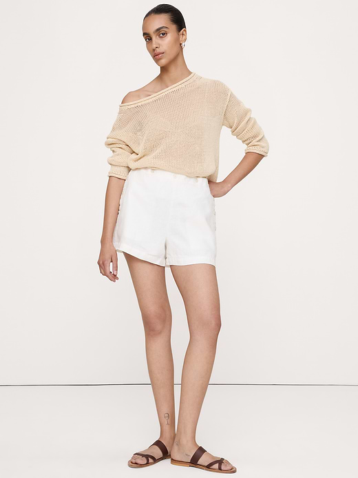 Banana Republic 3.5" Linen Pull-On Sailor Short — photo 1