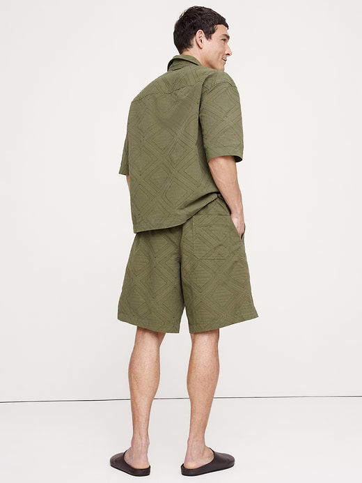 Banana Republic 11" Cotton Jacquard Pull-On Short — photo 3