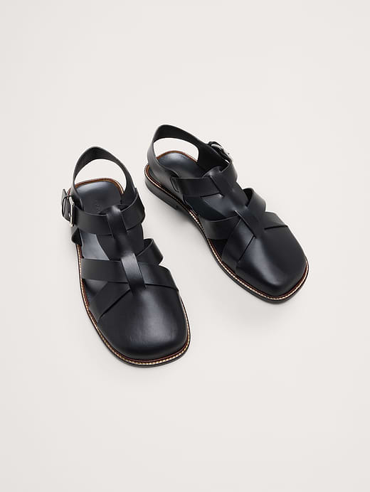Banana Republic Leather Closed-Toe Fisherman Sandal — photo 4