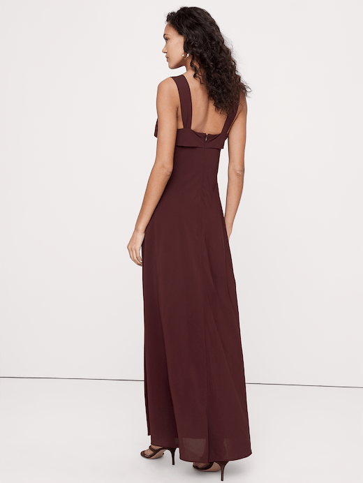 Banana Republic Drapey Georgette Bias-Cut Slip Dress — photo 3