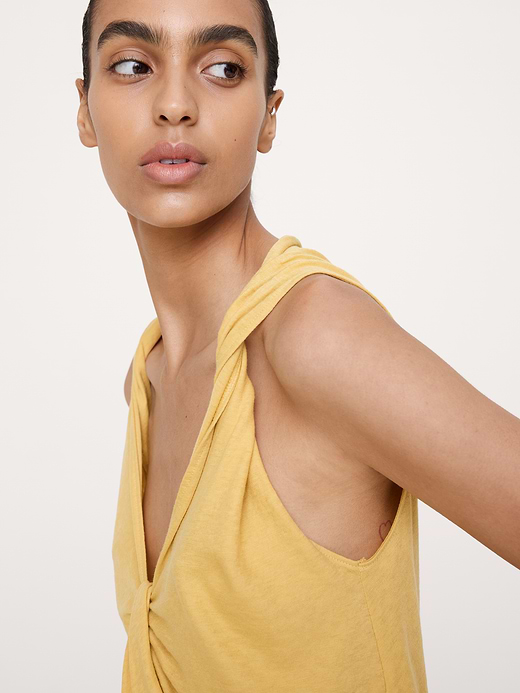 Banana Republic Cotton-Silk Twisted Tank — photo 4