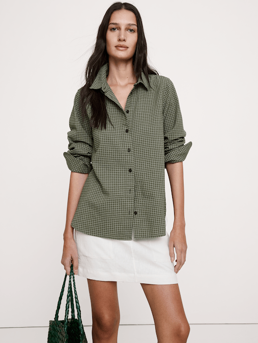 Banana Republic The Everyday Shirt In Seersucker — photo 1
