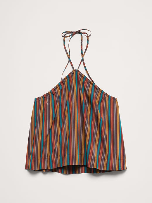 Banana Republic Cotton Poplin Halter Top — photo 5