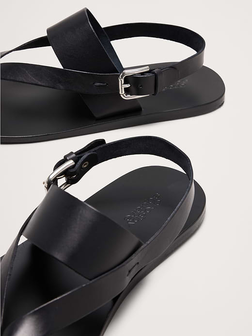 Banana Republic Leather Criss-Cross Sandal — photo 6