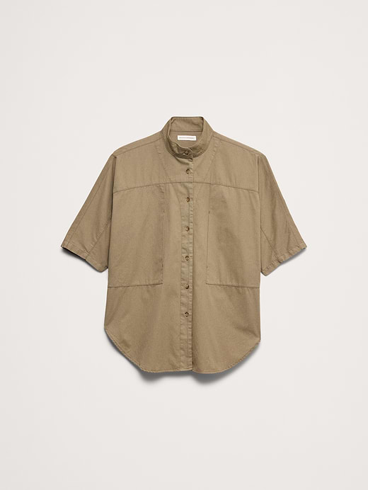 Banana Republic Cotton Twill Utility Tunic — photo 5