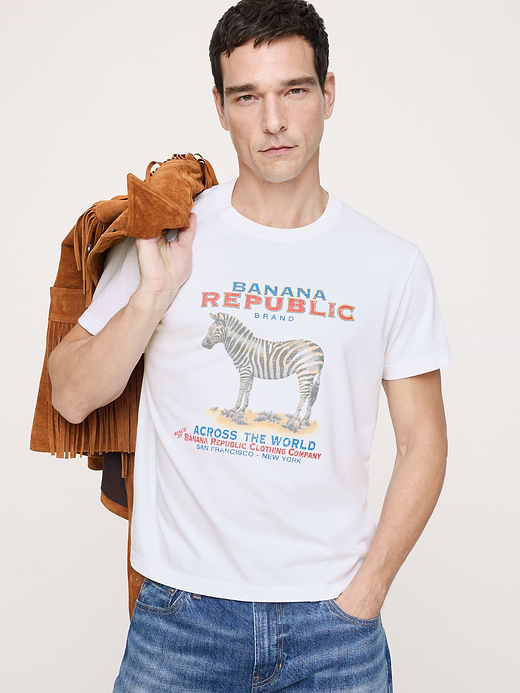 Banana Republic Archive Reissue Cotton Graphic T-Shirt — photo 1