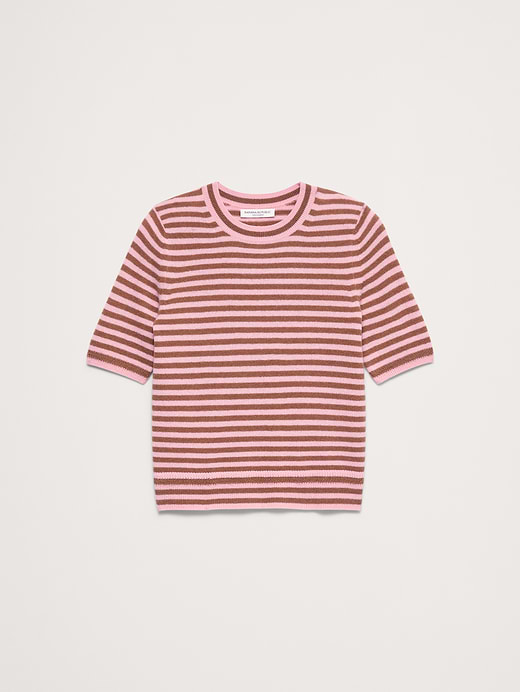 Banana Republic Lightweight Cashmere Short-Sleeve Sweater — photo 3
