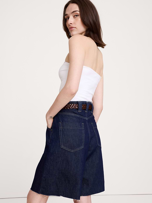 Banana Republic Low-Rise Denim Bermuda Short — photo 3