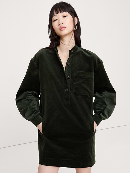 Banana Republic Corduroy Popover Shift Dress — photo 1