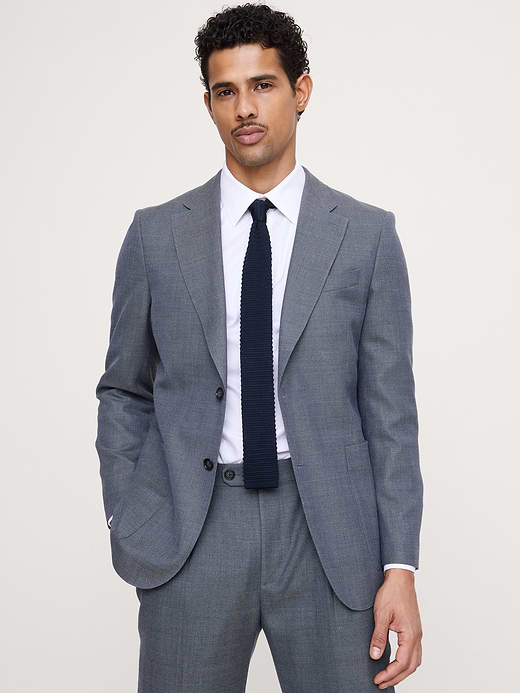 Banana Republic Tailored Slim-Fit Italian Wool Ventile Suit Jacket — photo 1