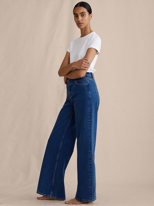 Banana Republic The Icon Classic Wide-Leg Jean — photo 5