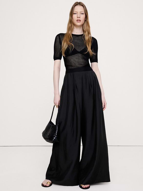 Banana Republic High-Rise Wide-Leg Palazzo Pant — photo 6