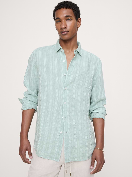 Banana Republic Standard-Fit Textured Shirt — photo 1