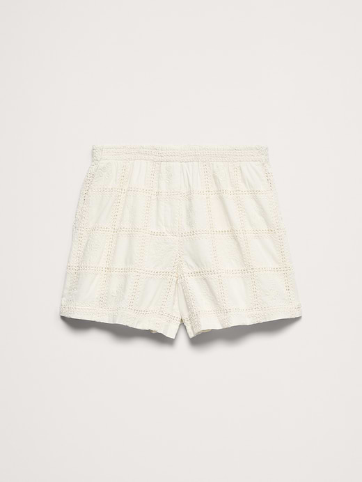 Banana Republic Embroidered Cotton 4" Pull-On Short — photo 5