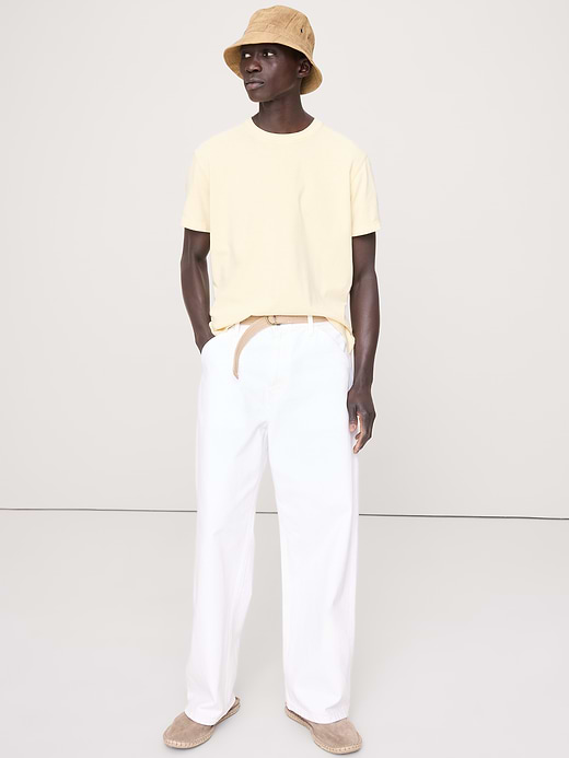 Banana Republic Midweight Cotton Slub Crew-Neck T-Shirt — photo 1