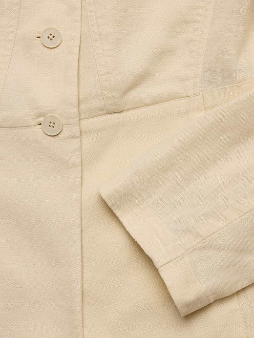 Banana Republic Fringe Linen Blazer — photo 6
