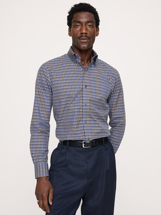 Banana Republic Slim-Fit Wrinkle-Resistant Dress Shirt — photo 1
