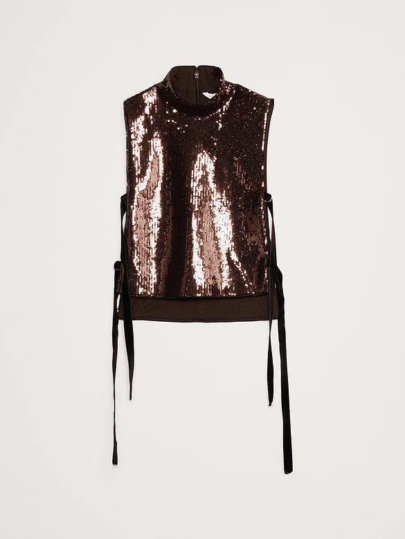 Banana Republic Sequin Open-Side Top — photo 5