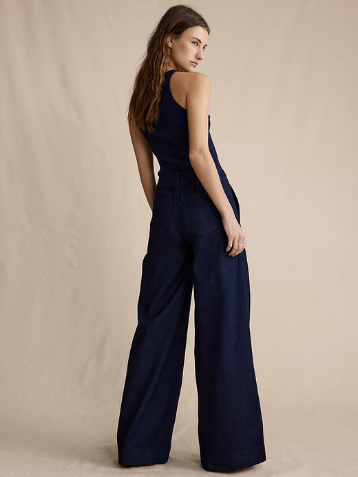Banana Republic Mid-Rise Palazzo Jean — photo 3