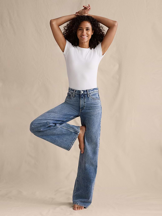 Banana Republic The Icon Classic Wide-Leg Jean — photo 8