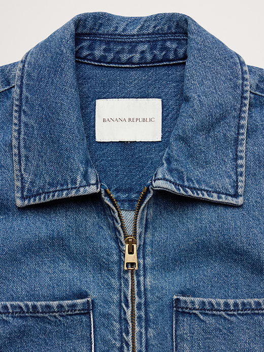 Banana Republic Denim Flare-Sleeve Jacket — photo 6
