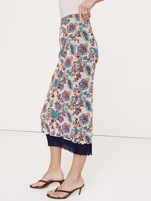 Banana Republic Mesh Midi Skirt — photo 4