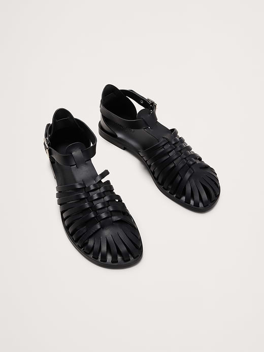 Banana Republic Braided Italian Leather Fisherman Sandal — photo 4