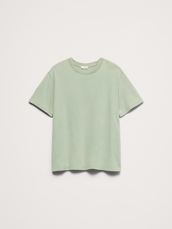 Banana Republic Heavyweight Cotton Crew-Neck T-Shirt — photo 5