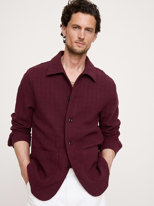 Banana Republic Basketweave Shirt Jacket — photo 1