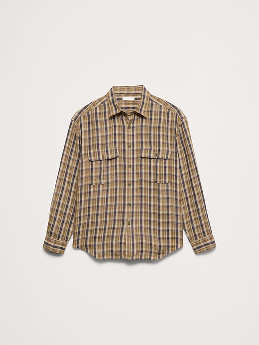 Banana Republic Relaxed-Fit Linen Explorer Shirt — photo 5