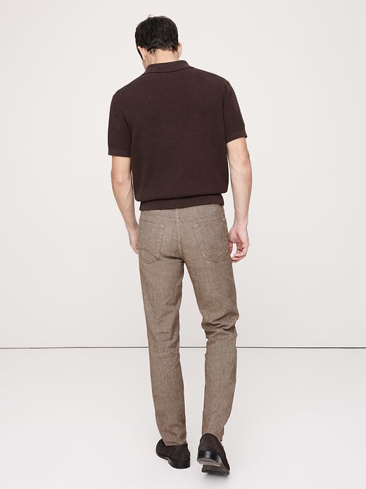 Banana Republic Slim Linen-Cotton Traveler Pant — photo 3