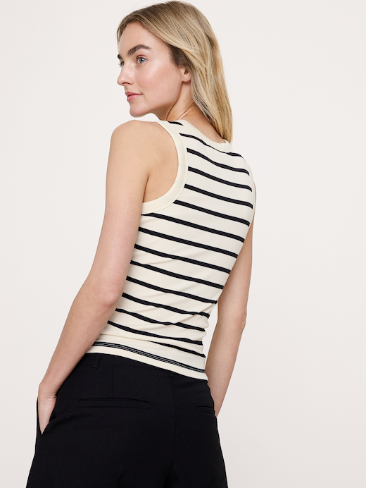 Banana Republic Ribbed Henley Tank — photo 3