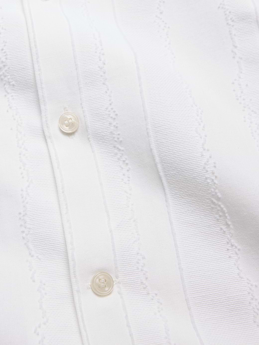Banana Republic Relaxed-Fit Cotton-Linen Jacquard Resort Shirt — photo 6