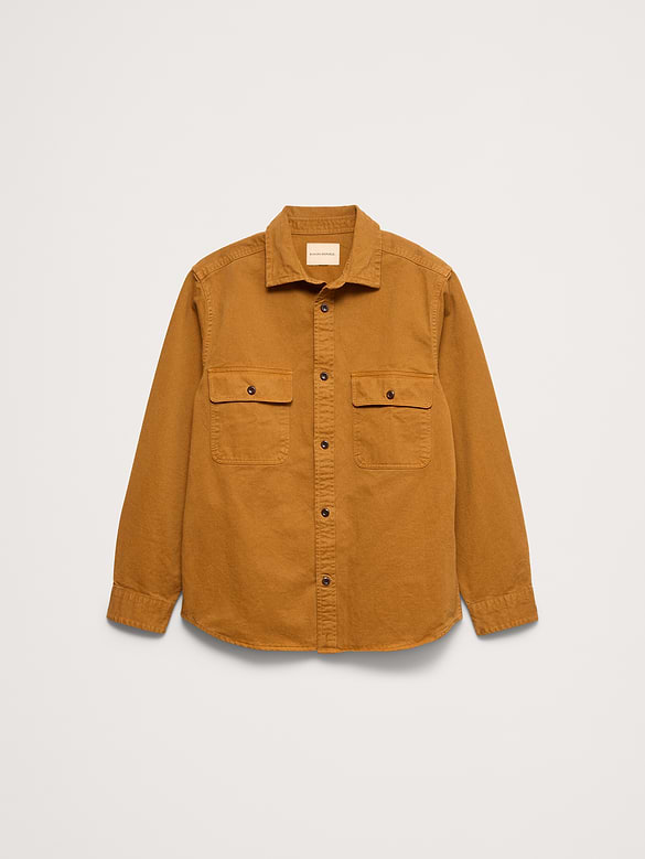 Banana Republic Cotton Twill Overshirt — photo 5