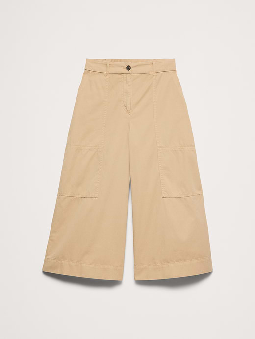 Banana Republic Cotton Twill Culotte — photo 5
