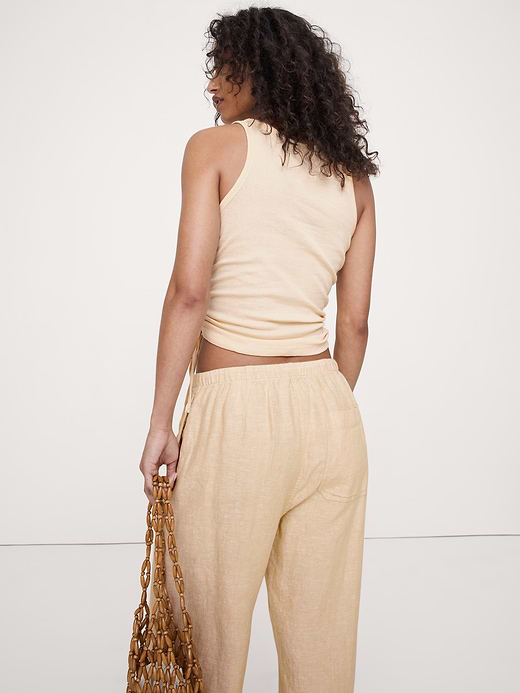 Banana Republic Airy Cotton Ruched Drawstring Tank — photo 3