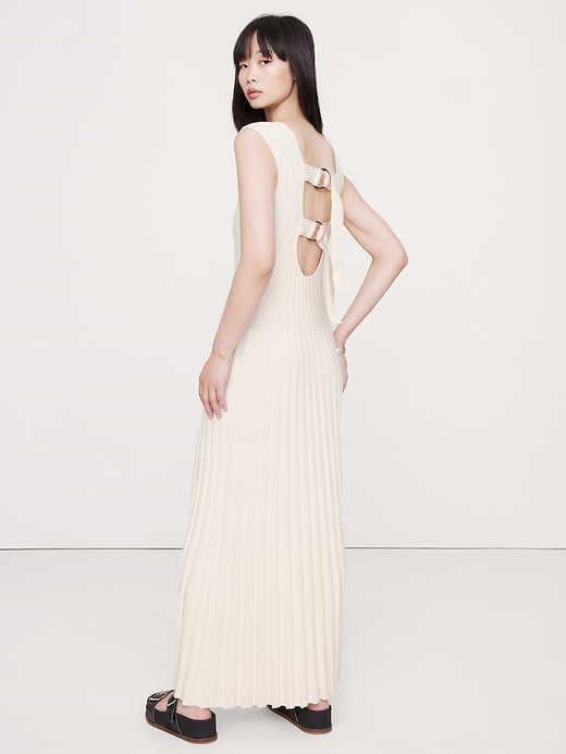Banana Republic Sculpted Ribbed Backless Maxi Dress — photo 1